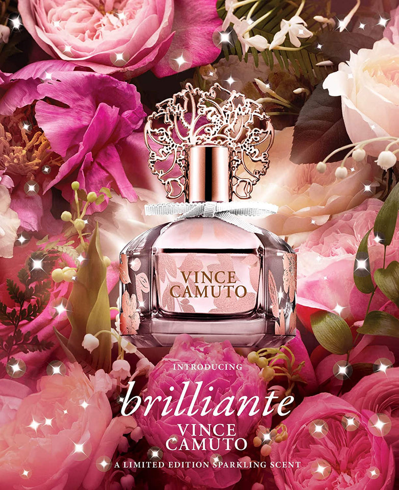VINCE CAMUTO Brilliante EDP pour femme Spray 3,4 Fl Oz