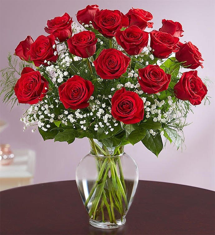 Rose Elegance™ Rosas rojas premium de tallo largo