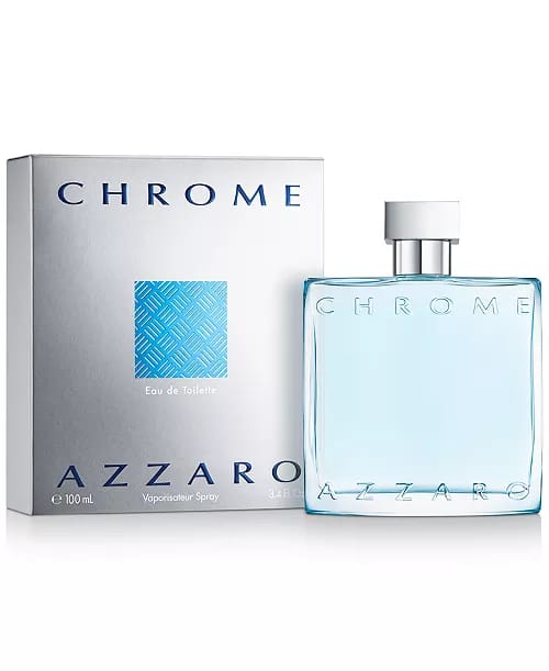 Azzaro Chrome Eau de Toilette Spray (M) 3.4 Fl Oz