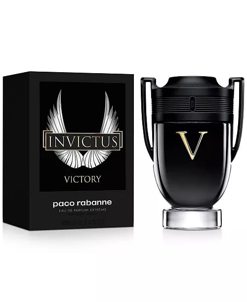 Paco Rabanne Invictus Victory EDP Spray para hombre, 3,4 onzas líquidas