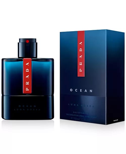 Prada Luna Rossa OCEAN Eau de Toilette Spray (M) 3.3 Oz