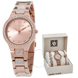 ANNE KLEIN Quartz Cristal Cadran Argent Dames