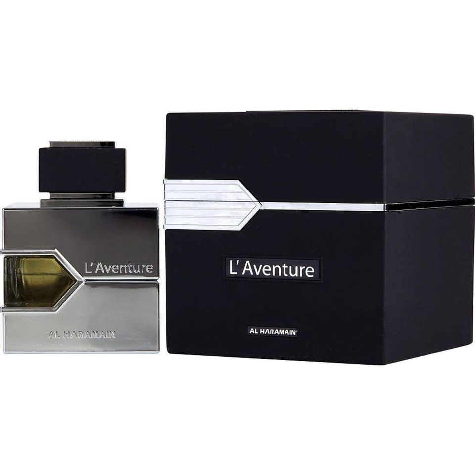 AL Haramain L'Aventure Eau De Parfum Black Spray (M) 3.3 Fl Oz