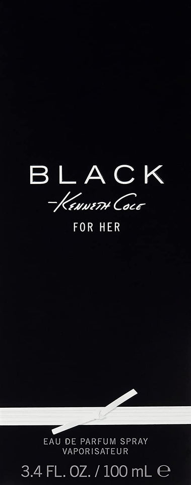 Kenneth Cole Black Eau de Parfum Spray (W) 3.4 onzas líquidas