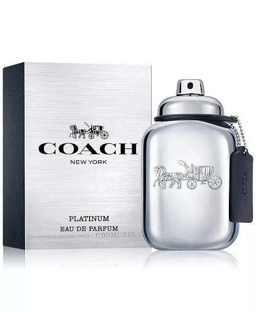 COACH Platinum Eau de Parfum Spray para hombre 2 onzas líquidas