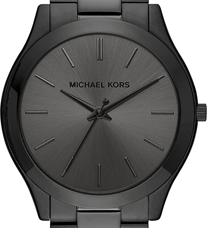 Michael Kors Reloj de cuarzo de acero inoxidable Slim Runway para hombre