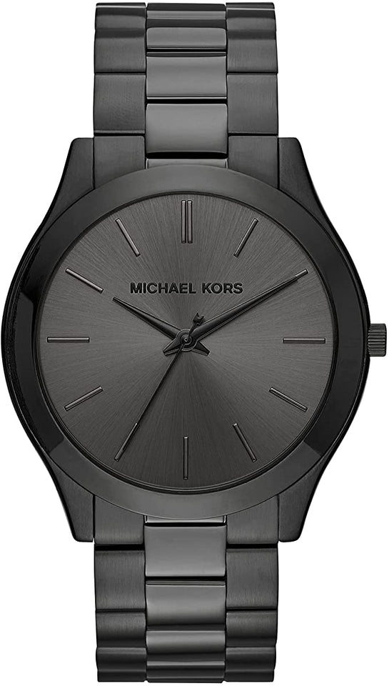 Michael Kors Reloj de cuarzo de acero inoxidable Slim Runway para hombre