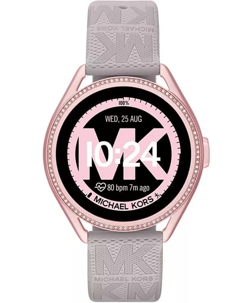 Michael Kors Access Gen 5e MKGO Reloj inteligente de caucho gris 43 mm