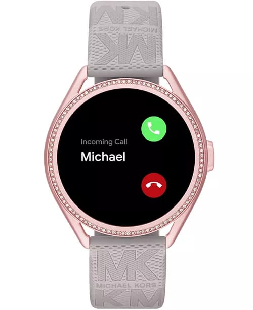 Michael Kors Access Gen 5e MKGO Gray Rubber Smartwatch 43mm