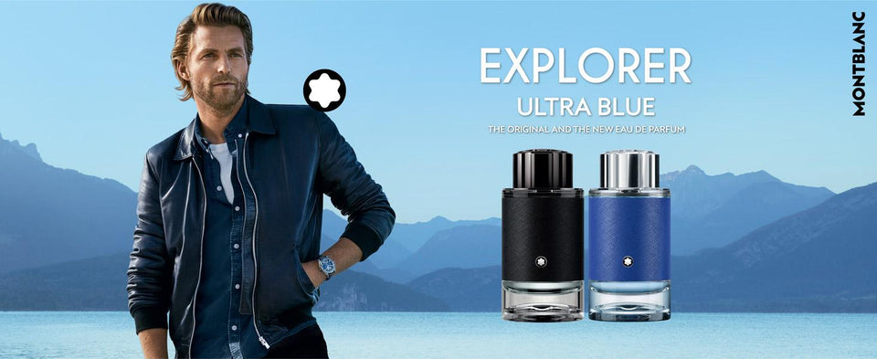 Mont Blanc Explorer Ultra Blue Eau de Parfum Spray para hombre 3.3 onzas líquidas