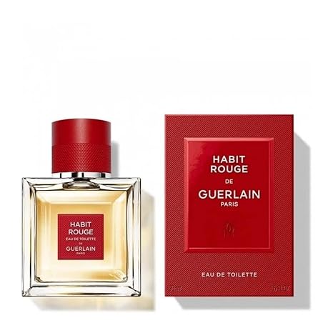 GUERLAIN Habit Rouge Eau De Toilette Spray (M) 3.4 Fl Oz