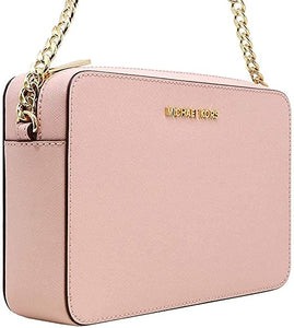 MICHAEL KORSJet Set Large Saffiano Leather Crossbody - Soft Pink