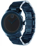 Movado Montre pour homme Swiss BOLD Evolution Bleu Bracelet en acier inoxydable 40 mm