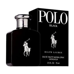 Ralph Lauren Polo Black Eau de Toilette (M) Spray 2.5 Fl Oz