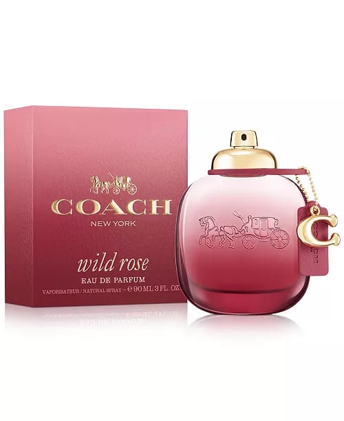 COACH Wild Rose Eau de Parfum Spray (W) 3 onzas líquidas